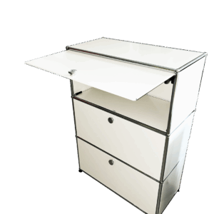 Einschubklappfront Weiss 750 x 350