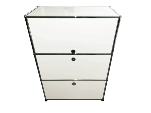 Einschubklappfront Weiss 750 x 350 – Bild 3