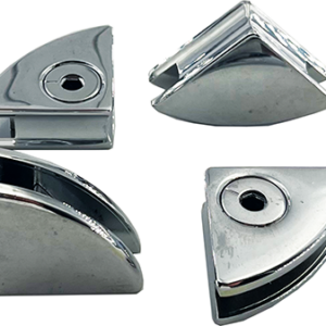 USM Haller Glashalter 90 Grad Chrom / Schwarz